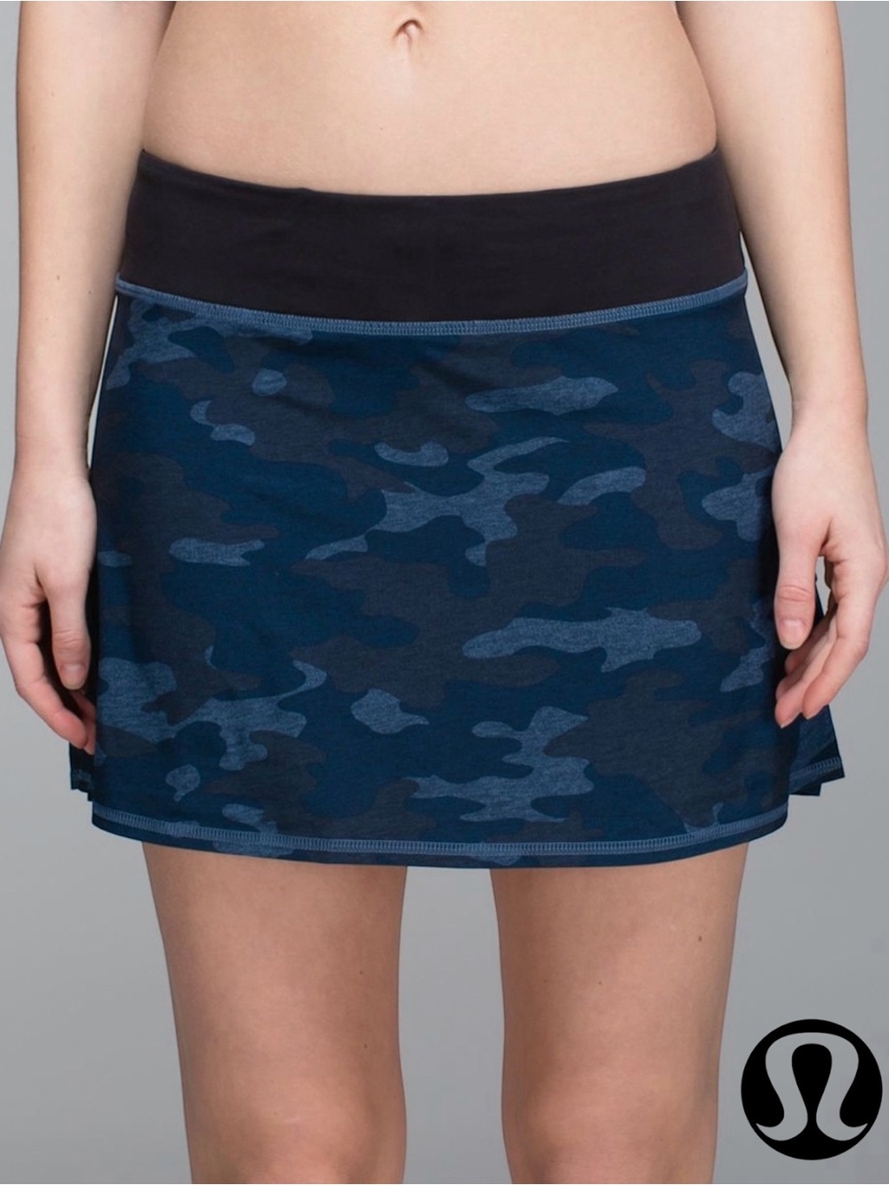lululemon • HTF Camo Oil Slick Pace Setter Skirt || 10 Reg - Picture 2 of 7